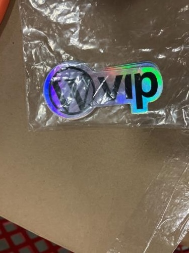 WP VIP Holographic WordPress VIP Sticker - image1