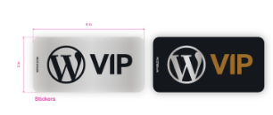 WP VIP Vinyl Holographic Sticker - image1