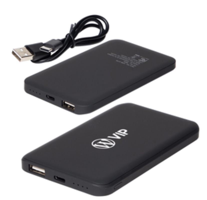 WP VIP Soft-Touch 4000mAh Hi-Density Polymer Power Bank - image1