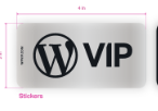 WP VIP Holographic Sticker - image1
