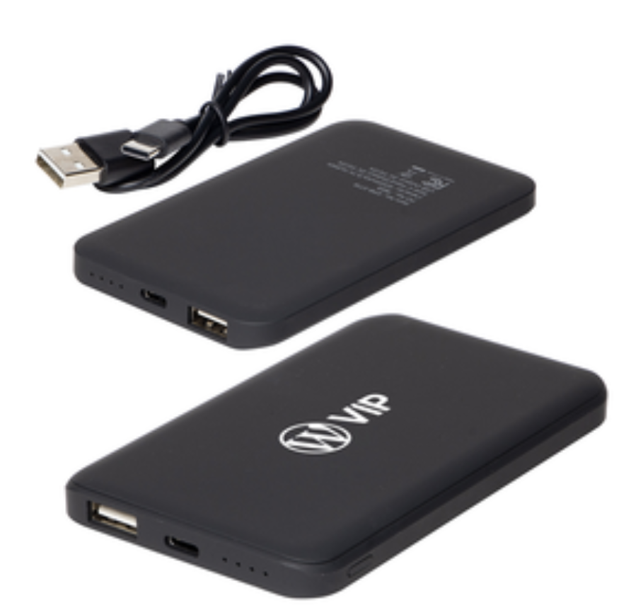WP VIP Soft-Touch 4000mAh Hi-Density Polymer Power Bank
